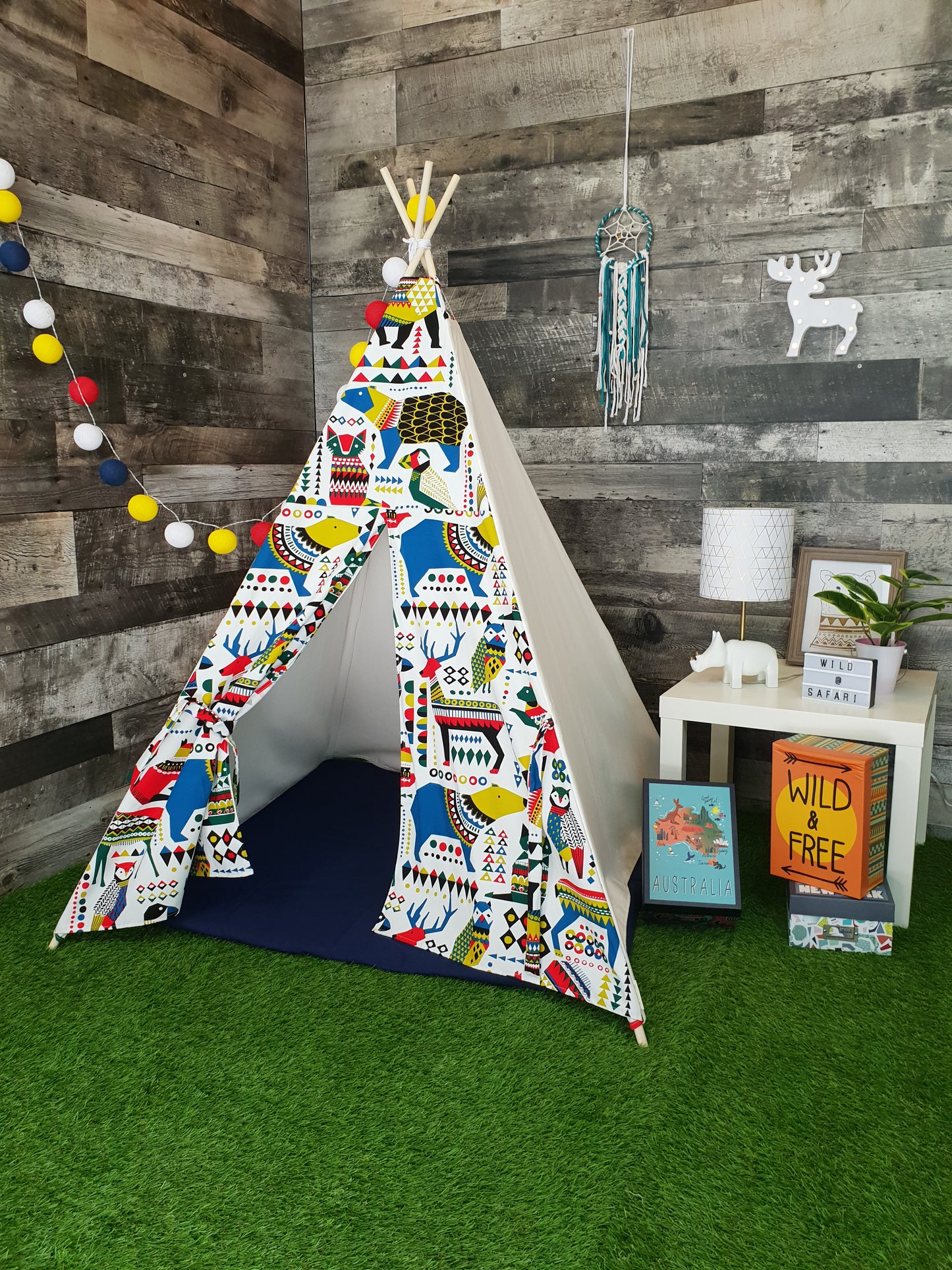 Aztec Jungle Play unisex Teepee Tent image 4