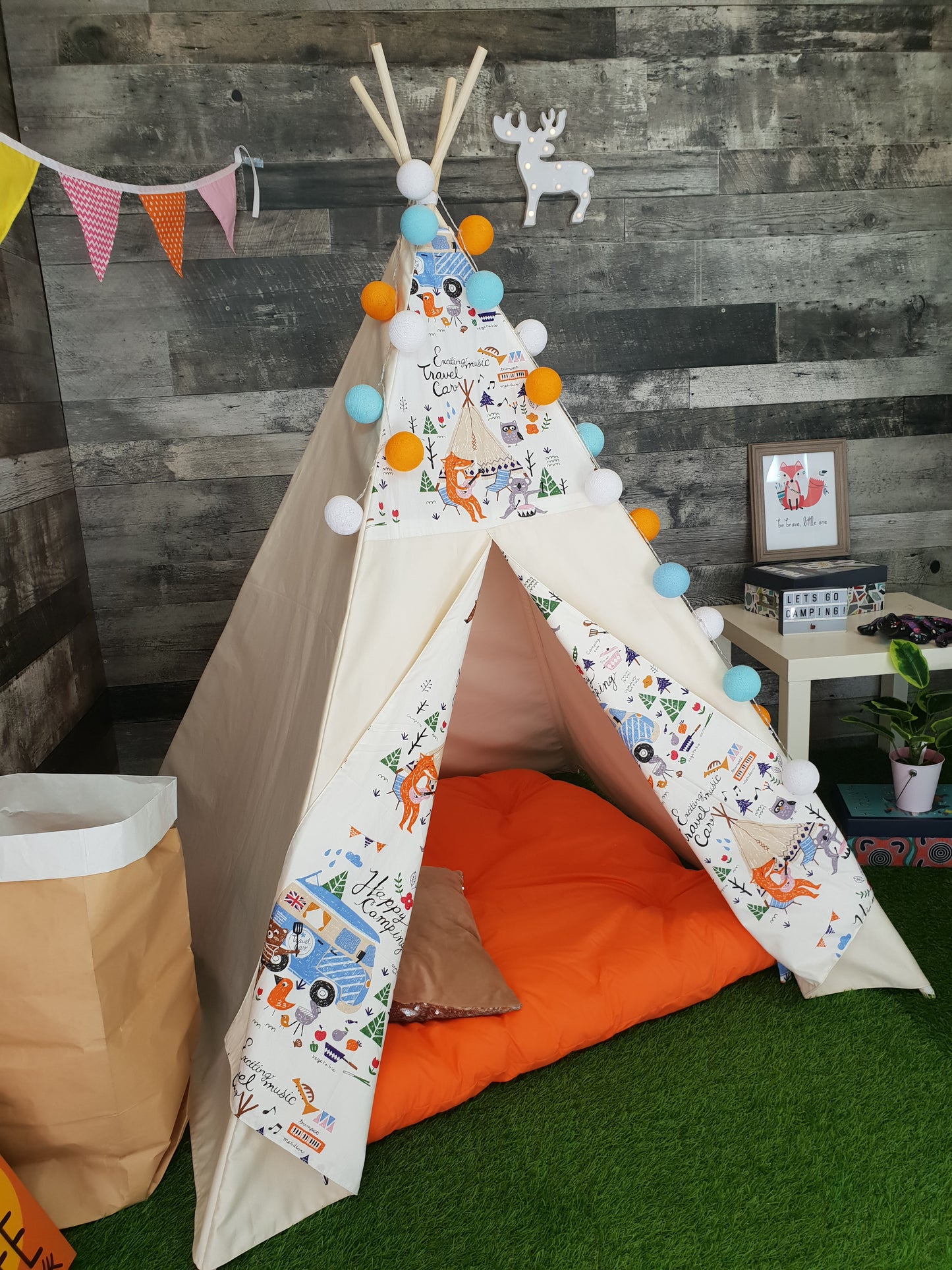 Happy Campers Unisex Teepee image 3