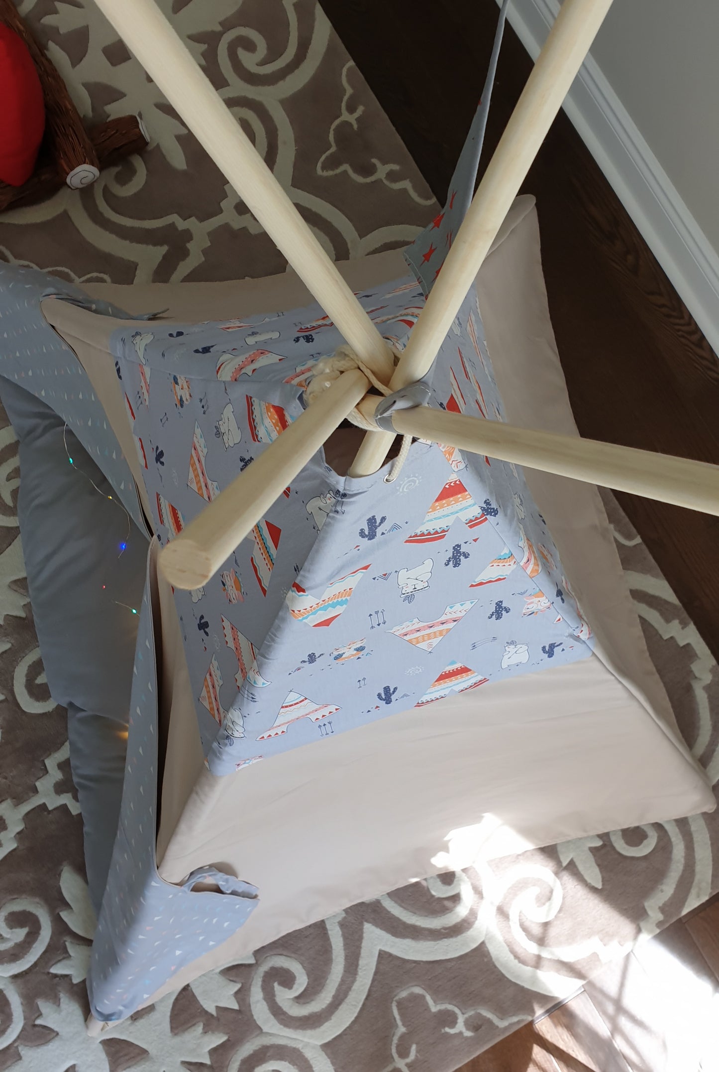 Bear, Owl, Teepee and Arrows Combo Tent image 6