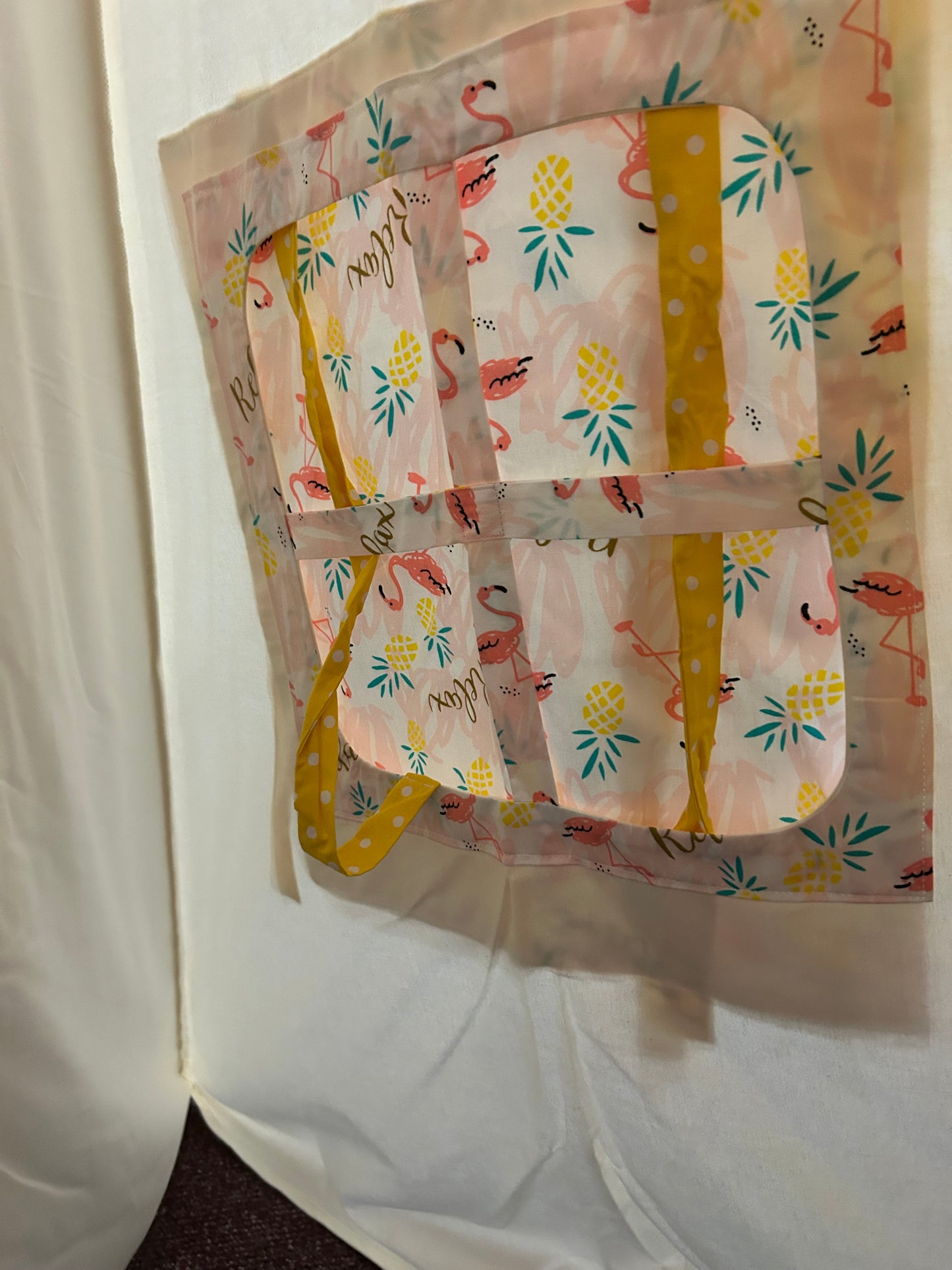 “Relax & Shine” Flamingo Teepee – With Window