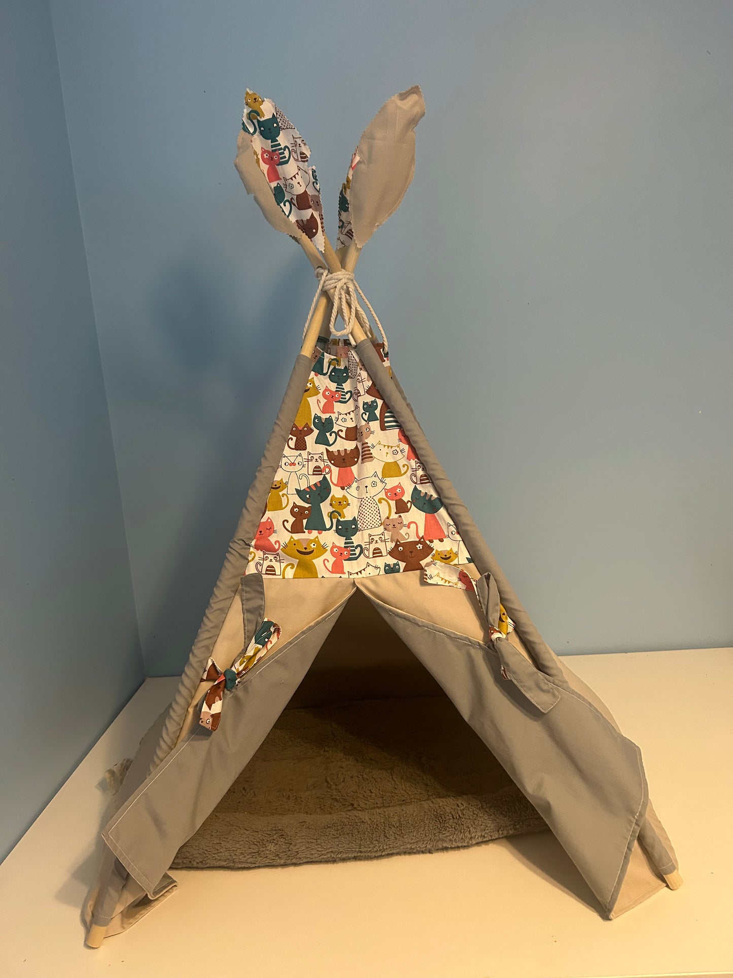 Purrfect Hideaway Cat Teepee- pets size small