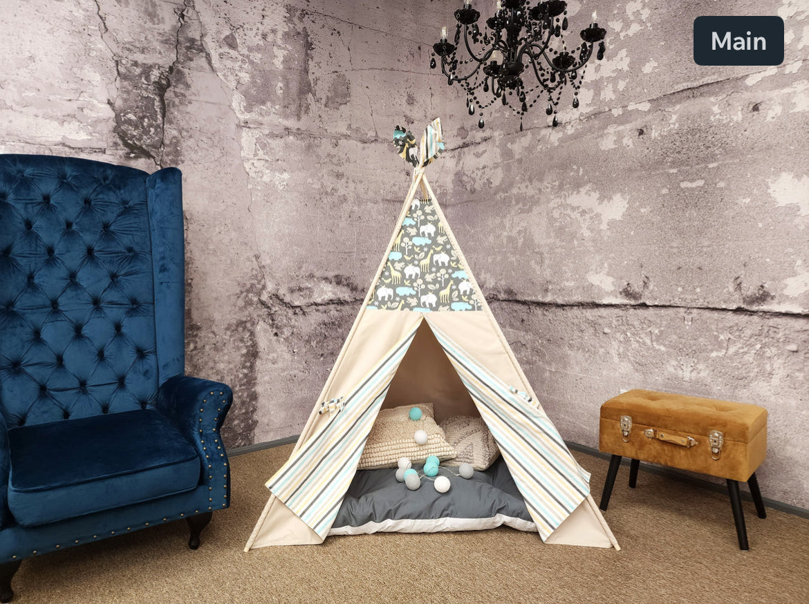 Safari Friends Taupe Play Teepee