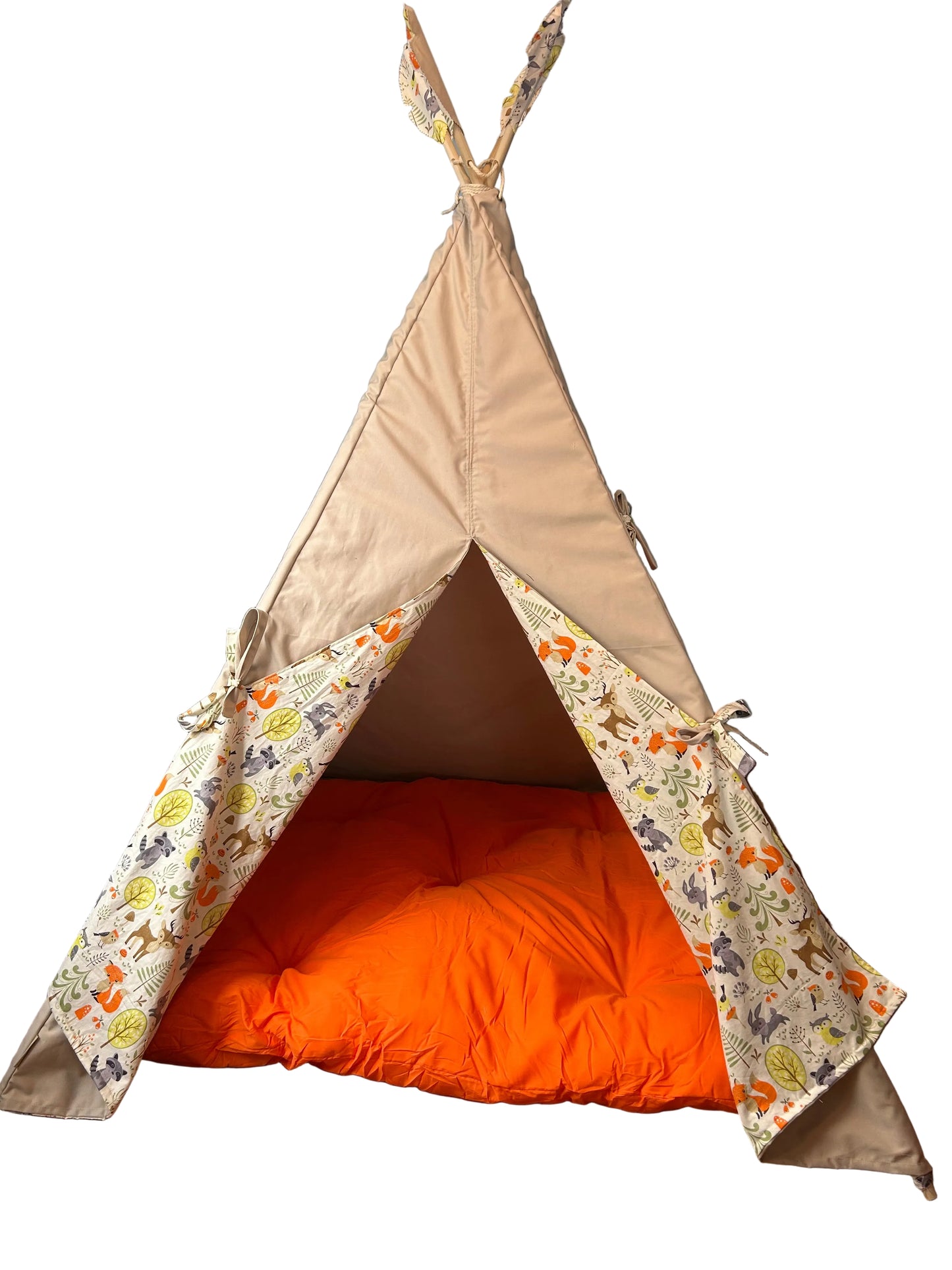 Woodland Whimsy Teepee kids medium size with Window