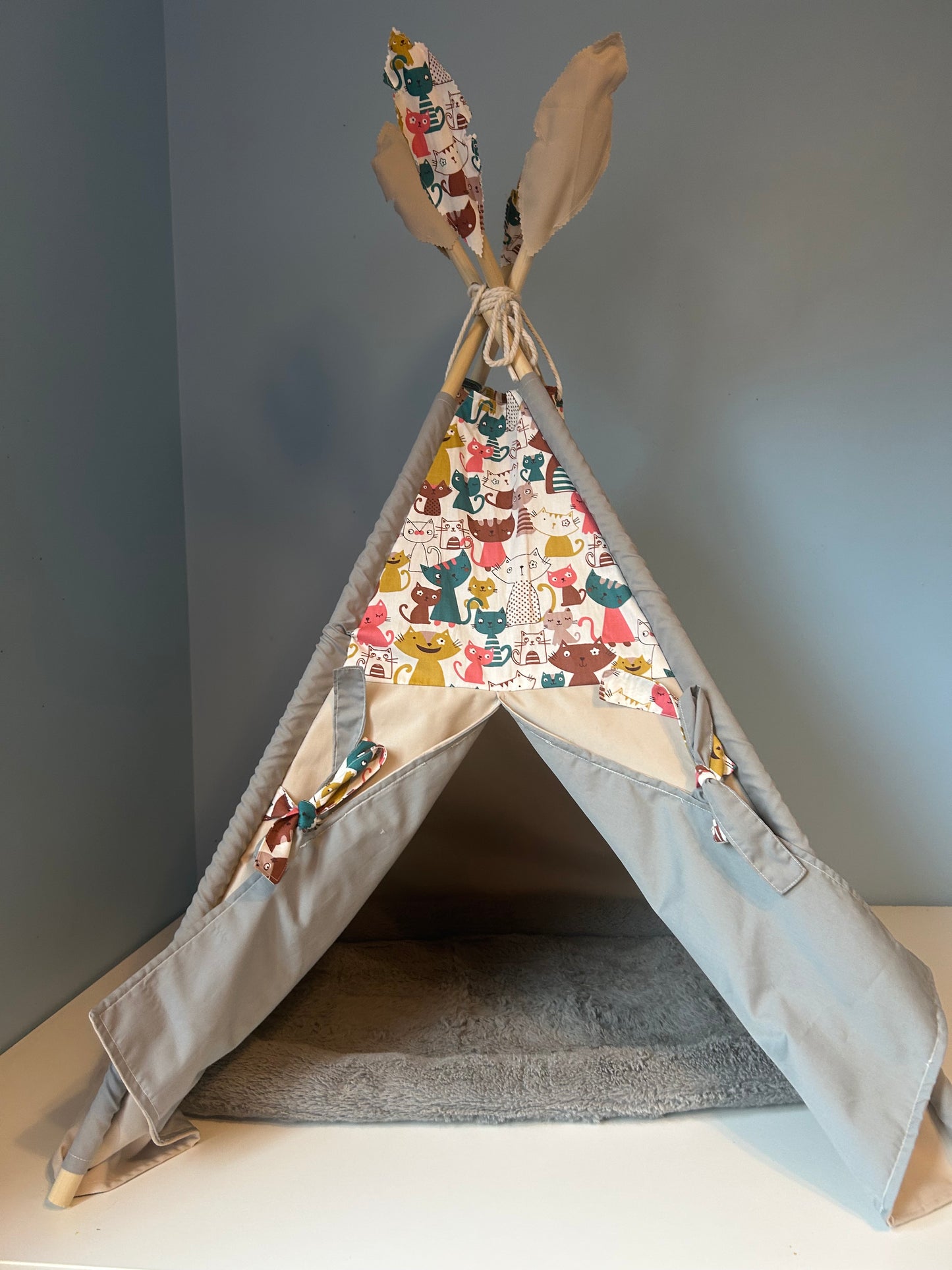 Purrfect Hideaway Cat Teepee- pets size small