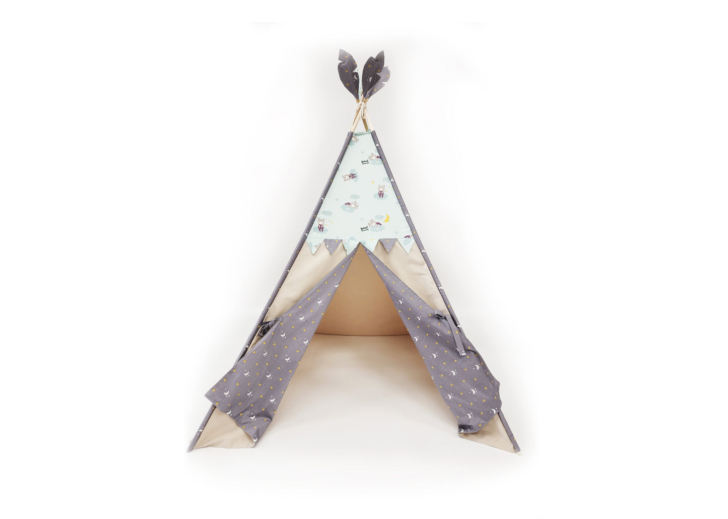 Good Night Bear Unisex Play Teepee Tent image 4