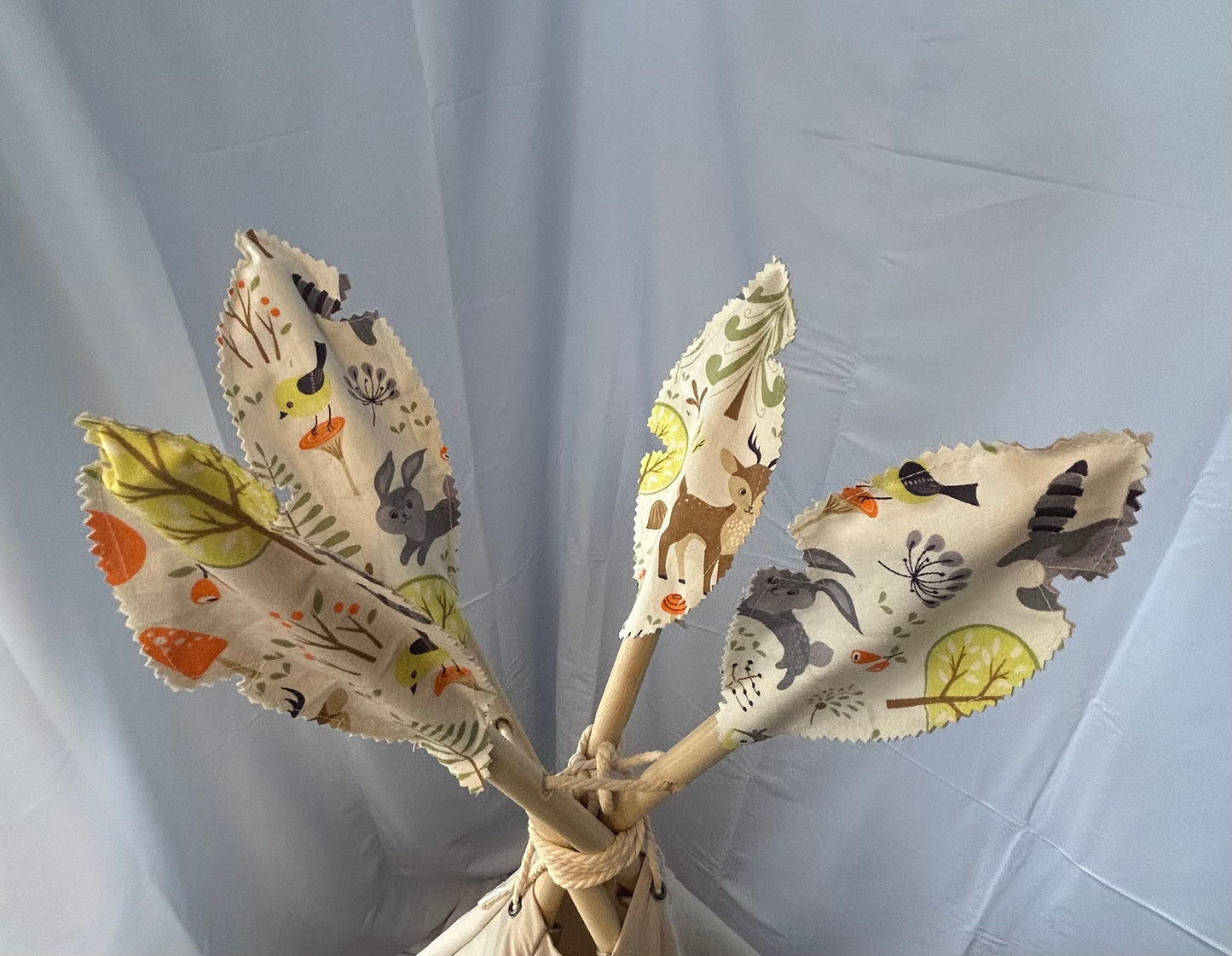 Woodland Whimsy Teepee kids medium size with Window