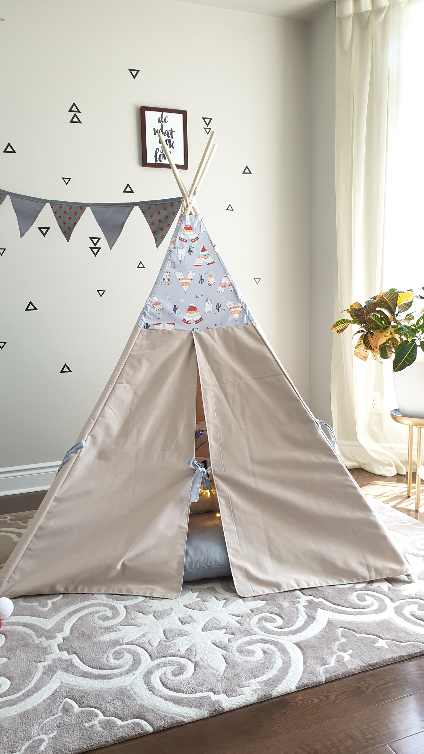 Bear, Owl, Teepee and Arrows Combo Tent image 4