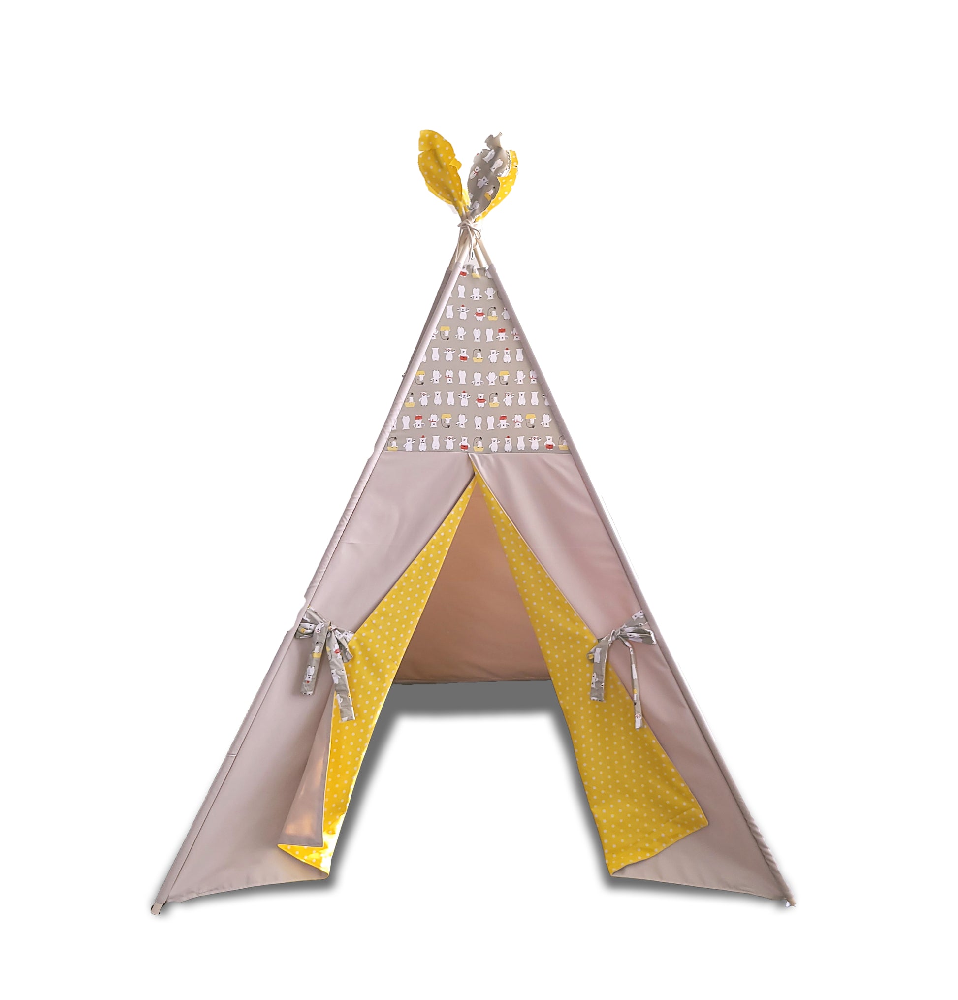 Polar Bear Bath Time Teepee Tent with Window image 2