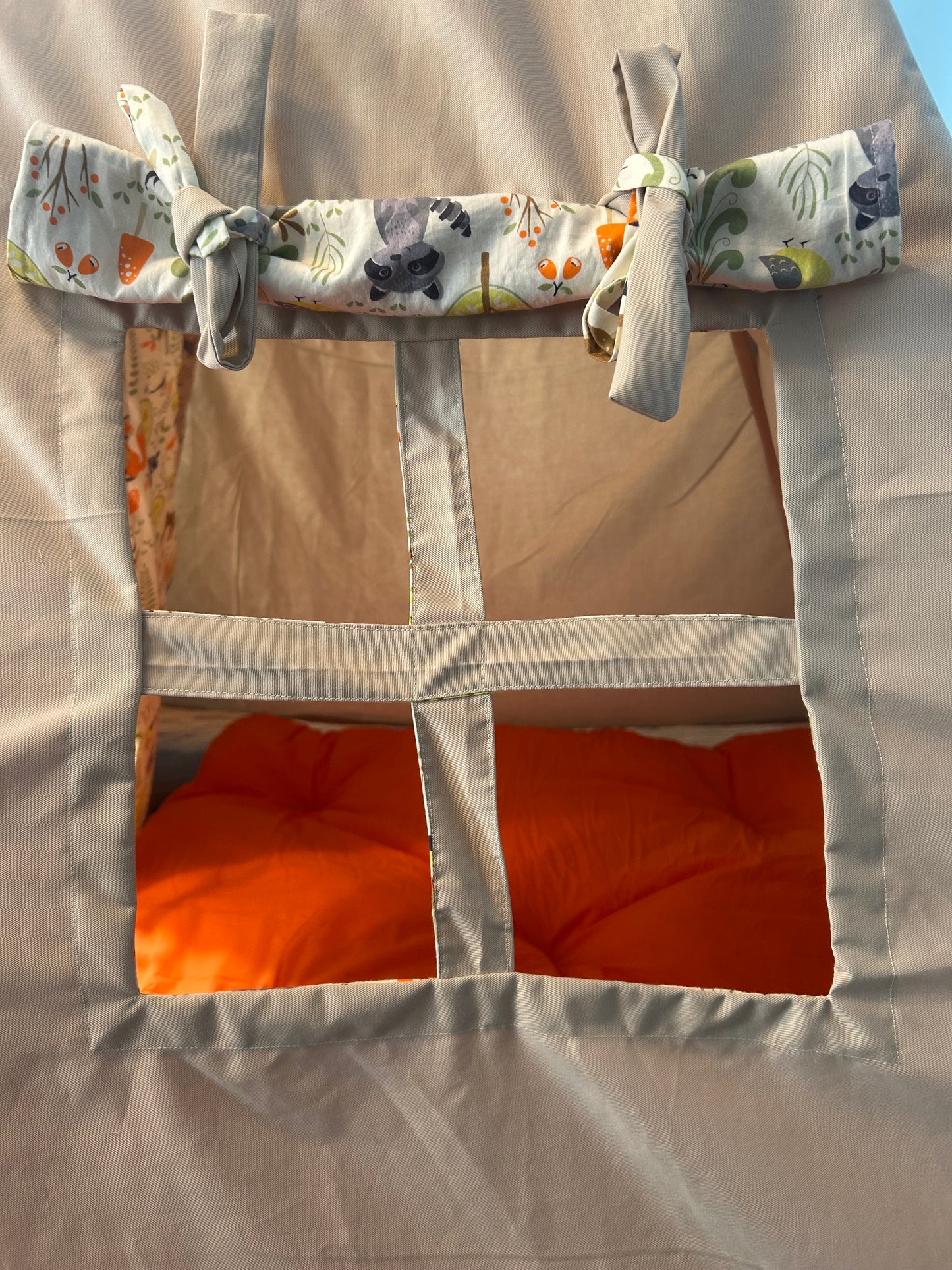 Woodland Whimsy Teepee kids medium size with Window