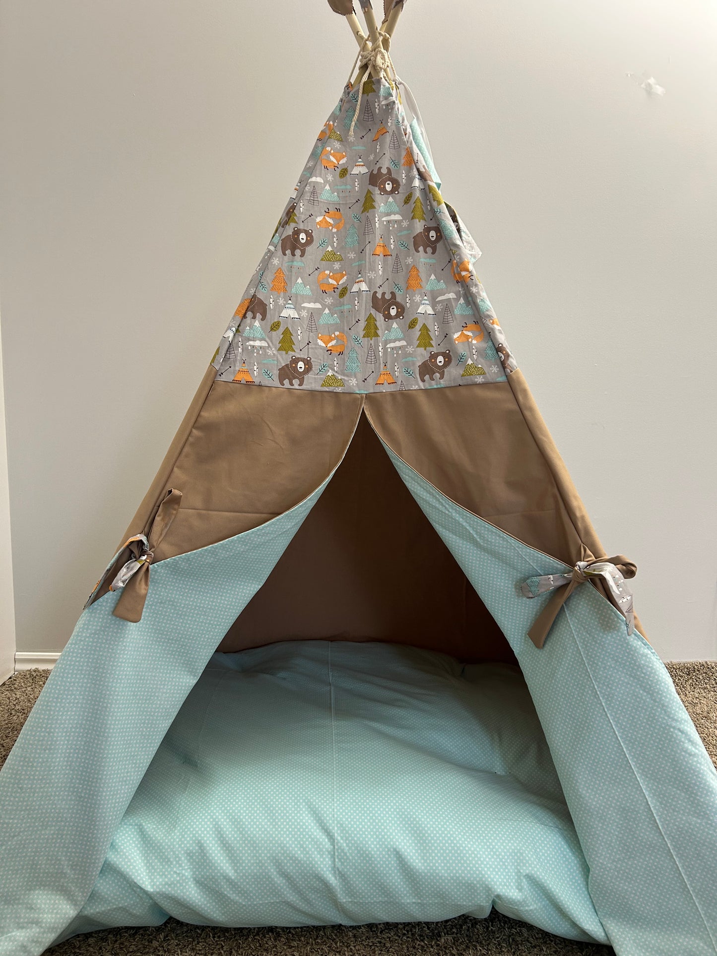 Woodland Whisper Teepee - Indoor Play Tent for Kids