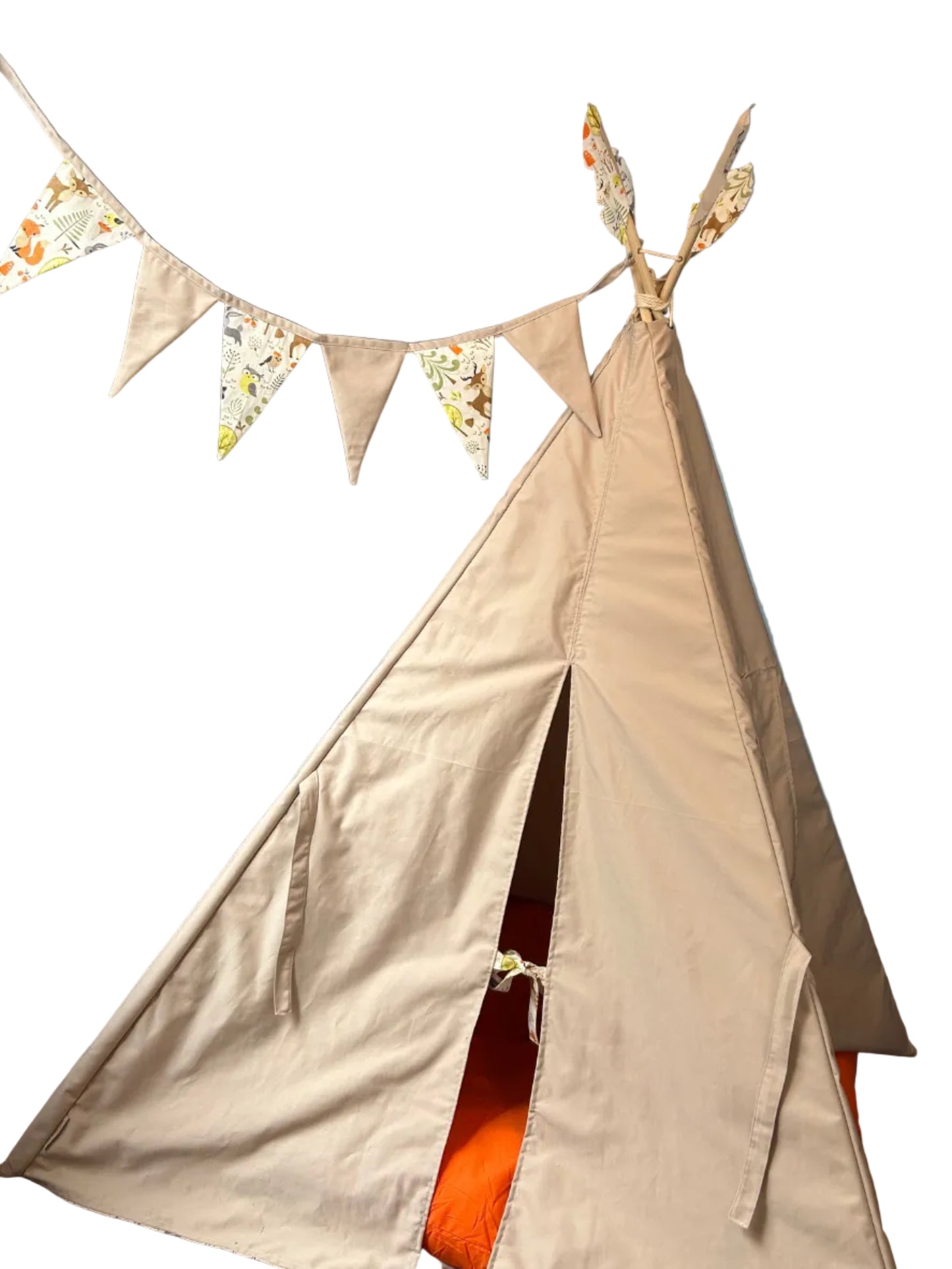 Woodland Whimsy Teepee kids medium size with Window