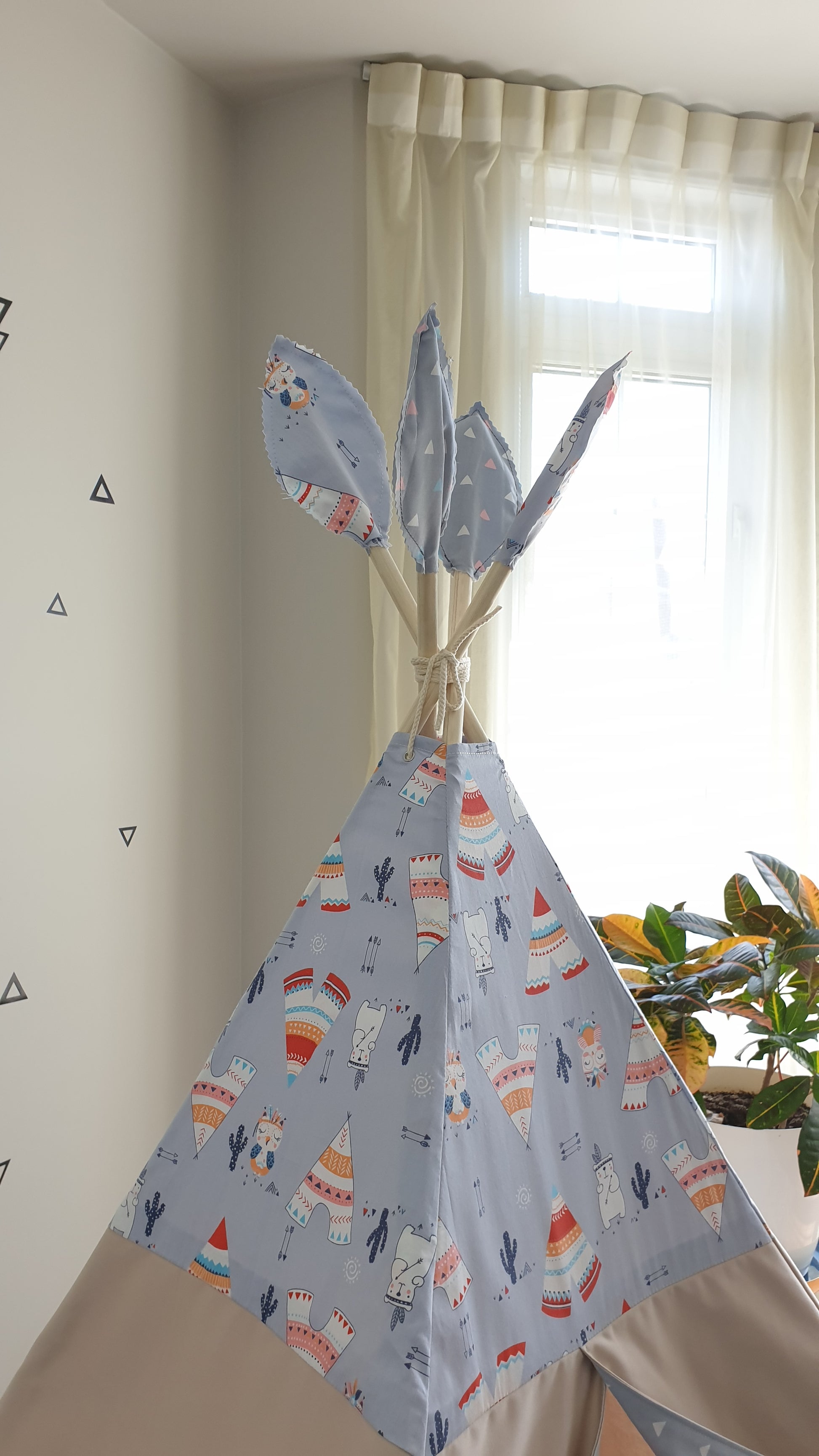 Bear, Owl, Teepee and Arrows Combo Tent image 1