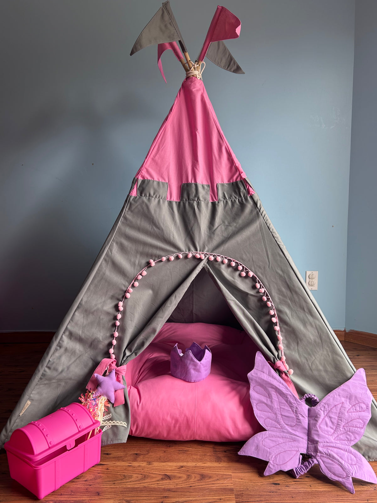 🏰 Petal Princess Castle Teepee