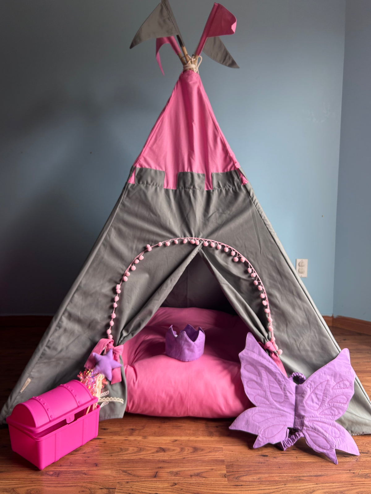 🏰 Petal Princess Castle Teepee