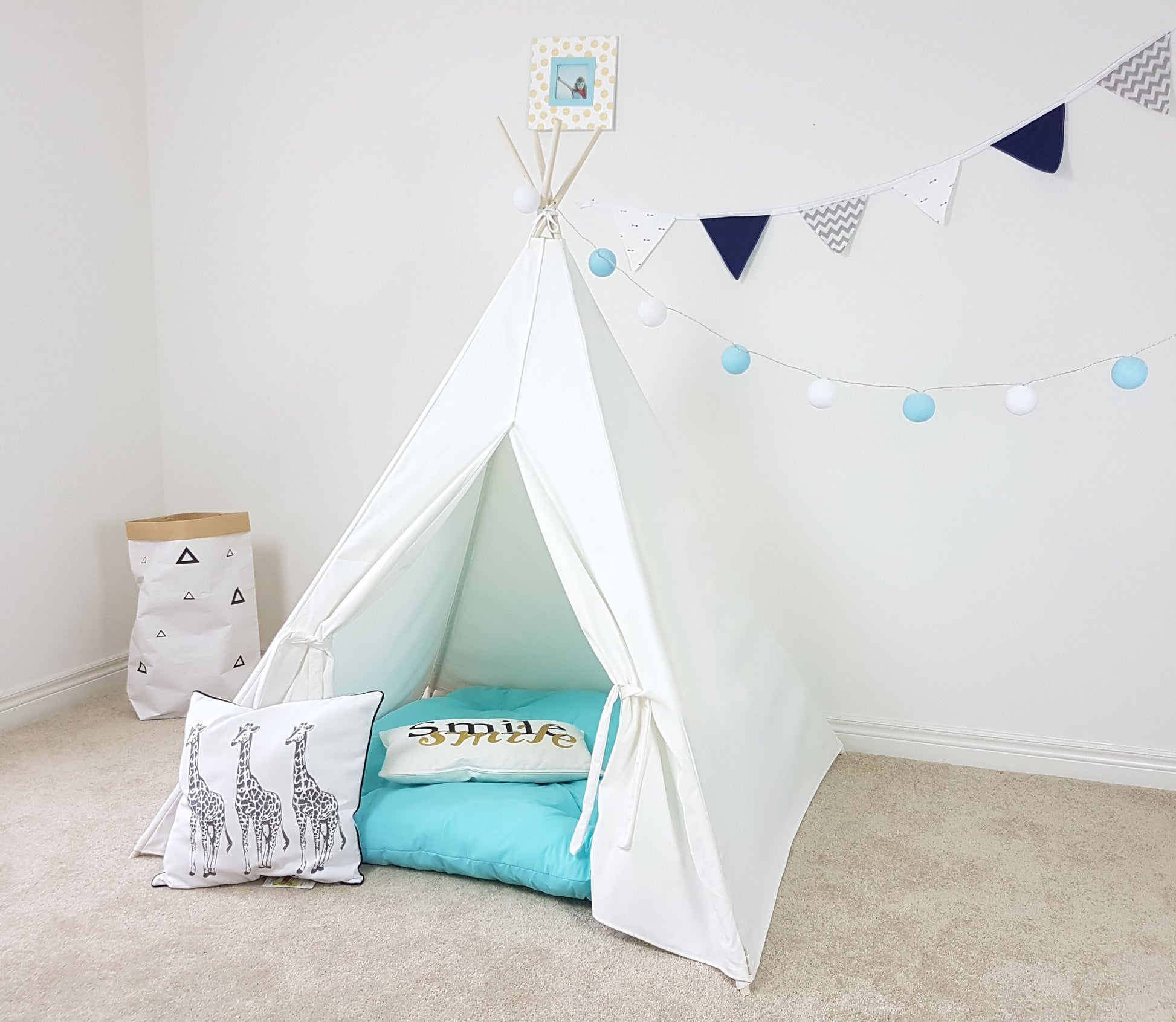 Plain White Classic Teepee image 1