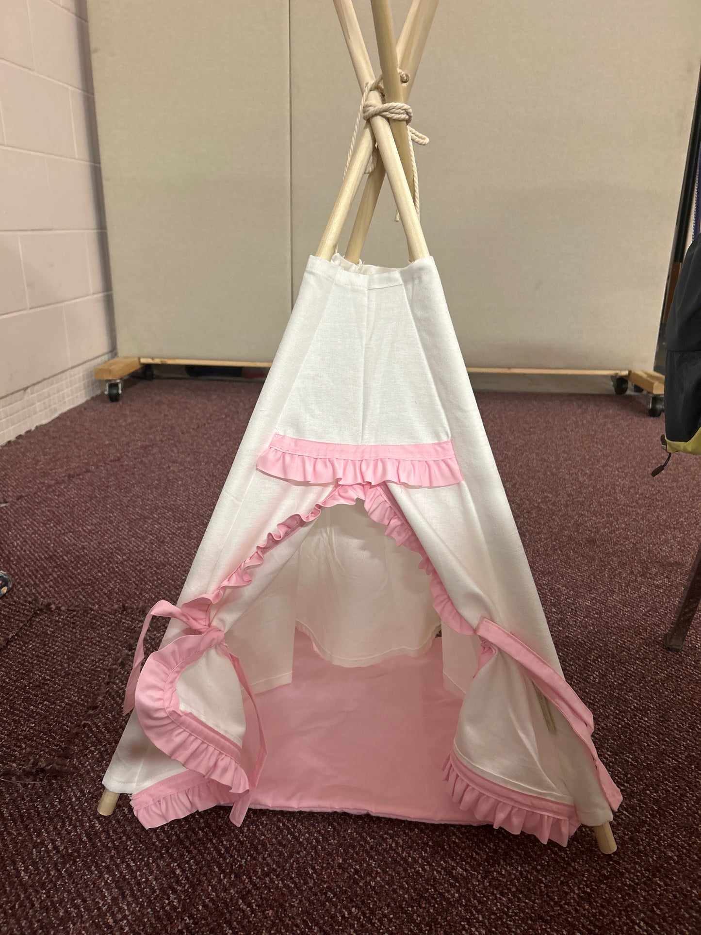 Mini Pink Ruffles -Doll Size or xsmall pet size