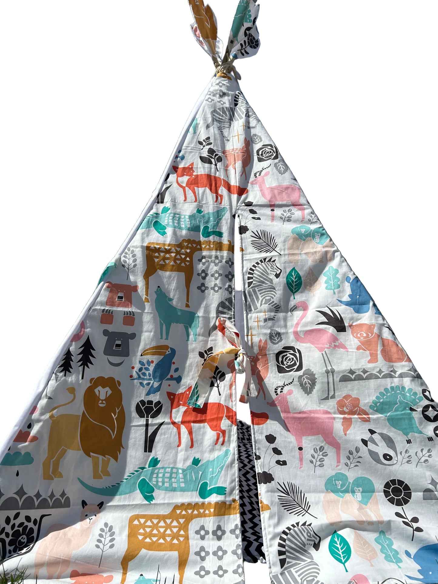 Safari Snuggles Teepee Play Tent with Window