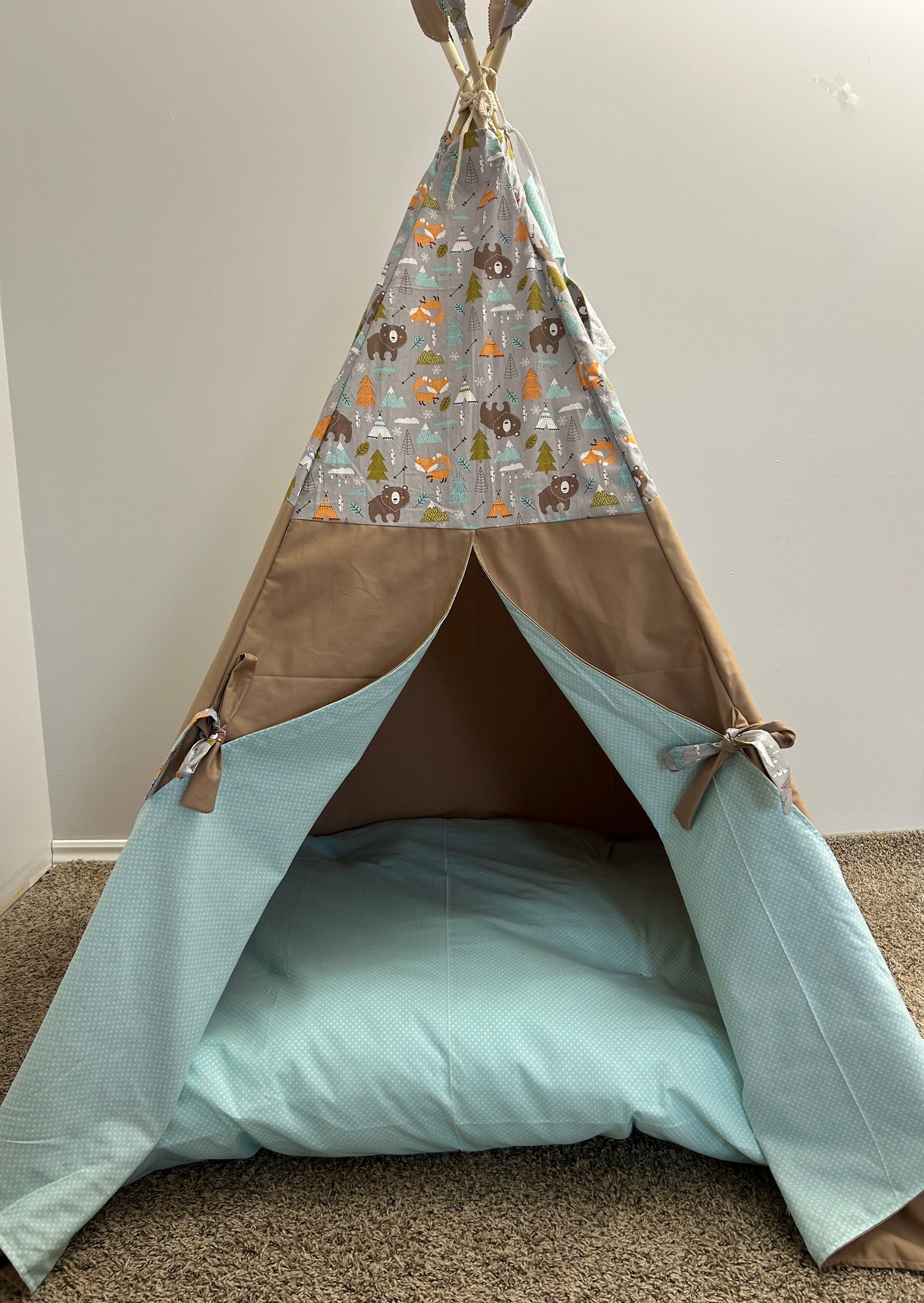 Woodland Whisper Teepee - Indoor Play Tent for Kids
