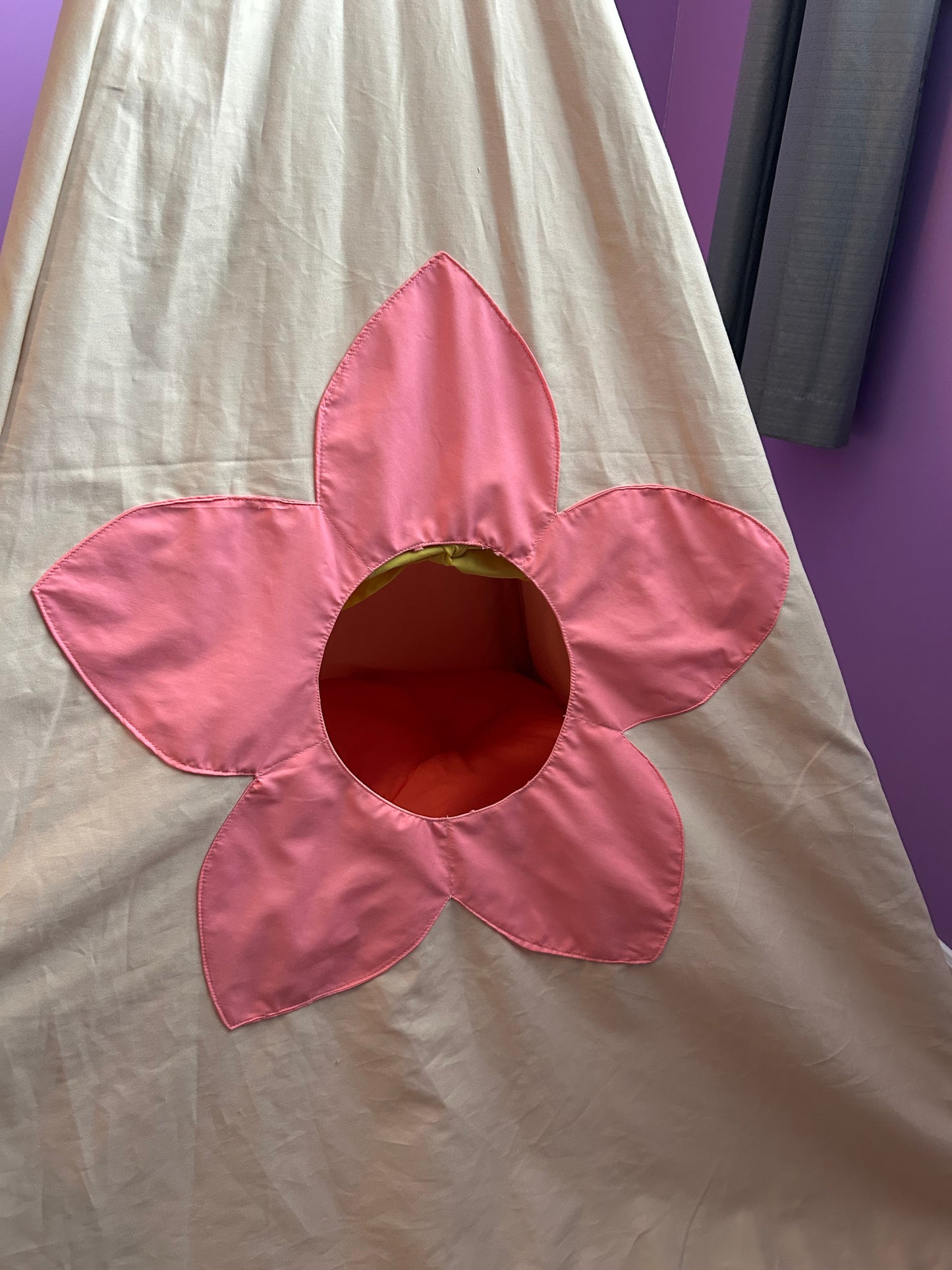Bloom Window Teepee – Flower Play Tent for Kids | Handmade Kids Reading Nook