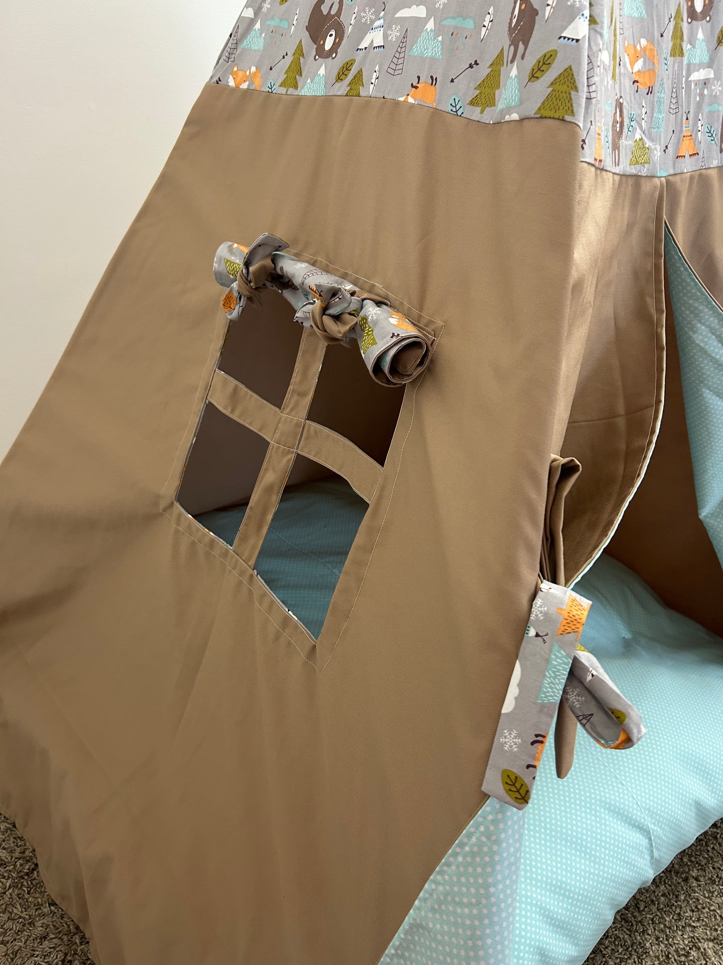 Woodland Whisper Teepee - Indoor Play Tent for Kids