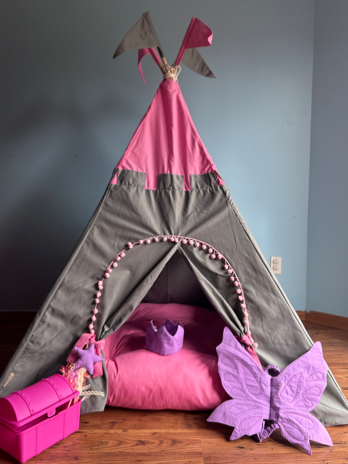 🏰 Petal Princess Castle Teepee