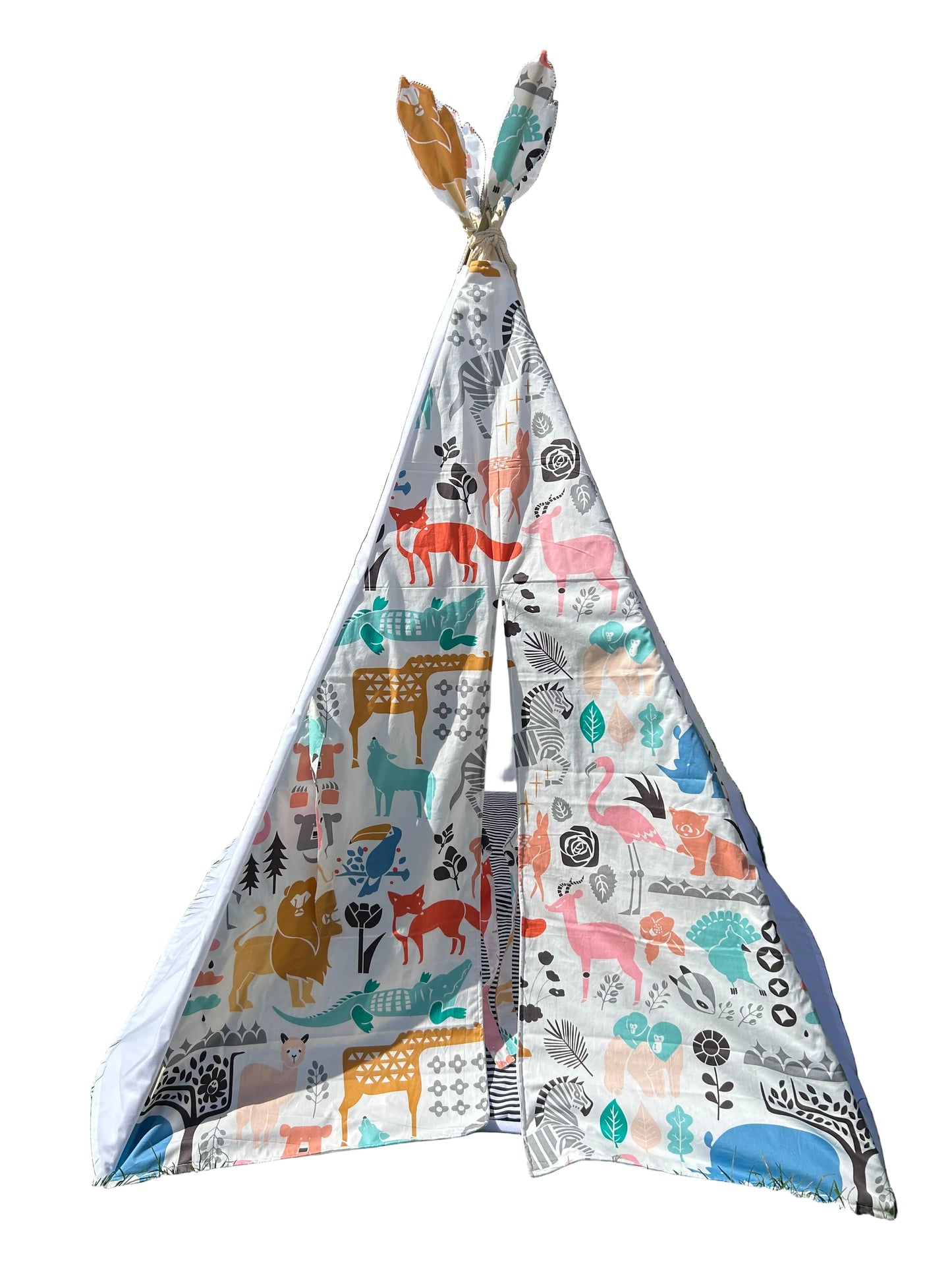 Safari Snuggles Teepee Play Tent with Window