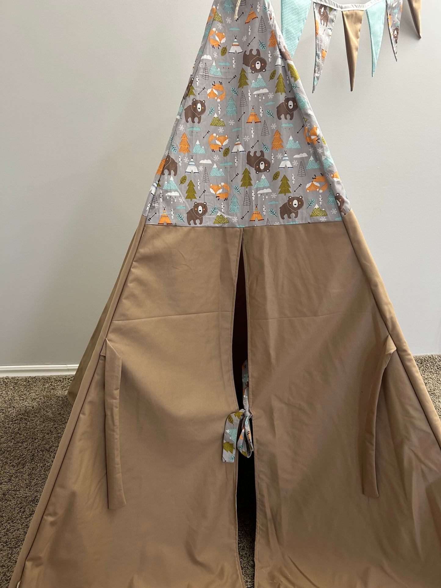 Woodland Whisper Teepee - Indoor Play Tent for Kids