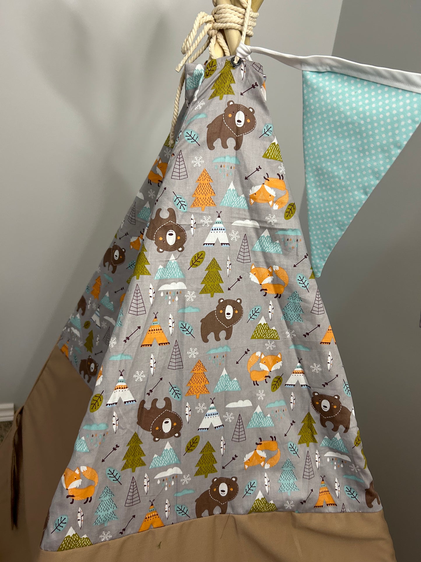 Woodland Whisper Teepee - Indoor Play Tent for Kids