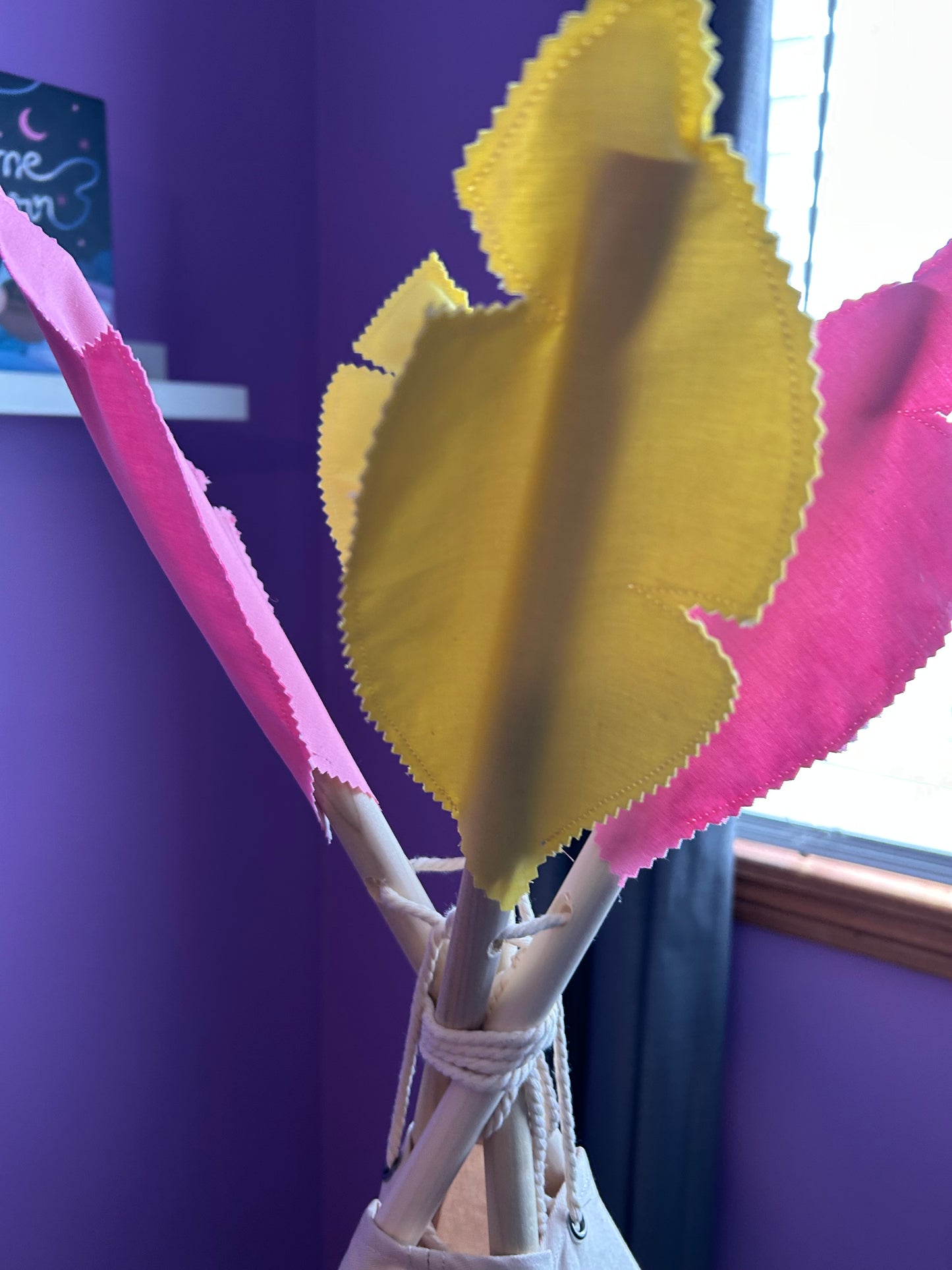 Bloom Window Teepee – Flower Play Tent for Kids | Handmade Kids Reading Nook