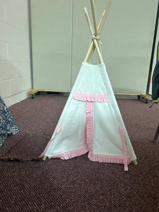 Mini Pink Ruffles -Doll Size or xsmall pet size