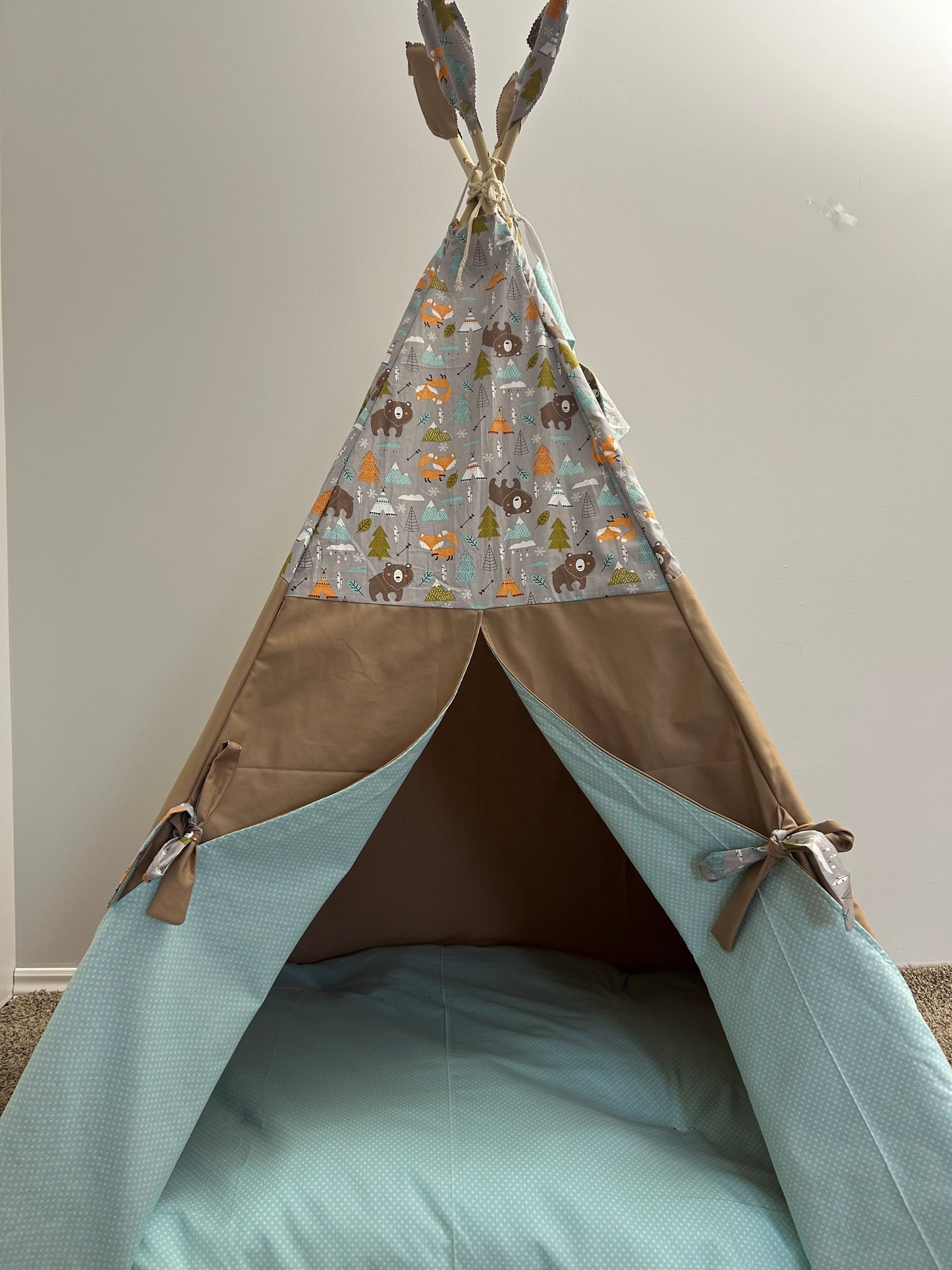 Woodland Whisper Teepee - Indoor Play Tent for Kids
