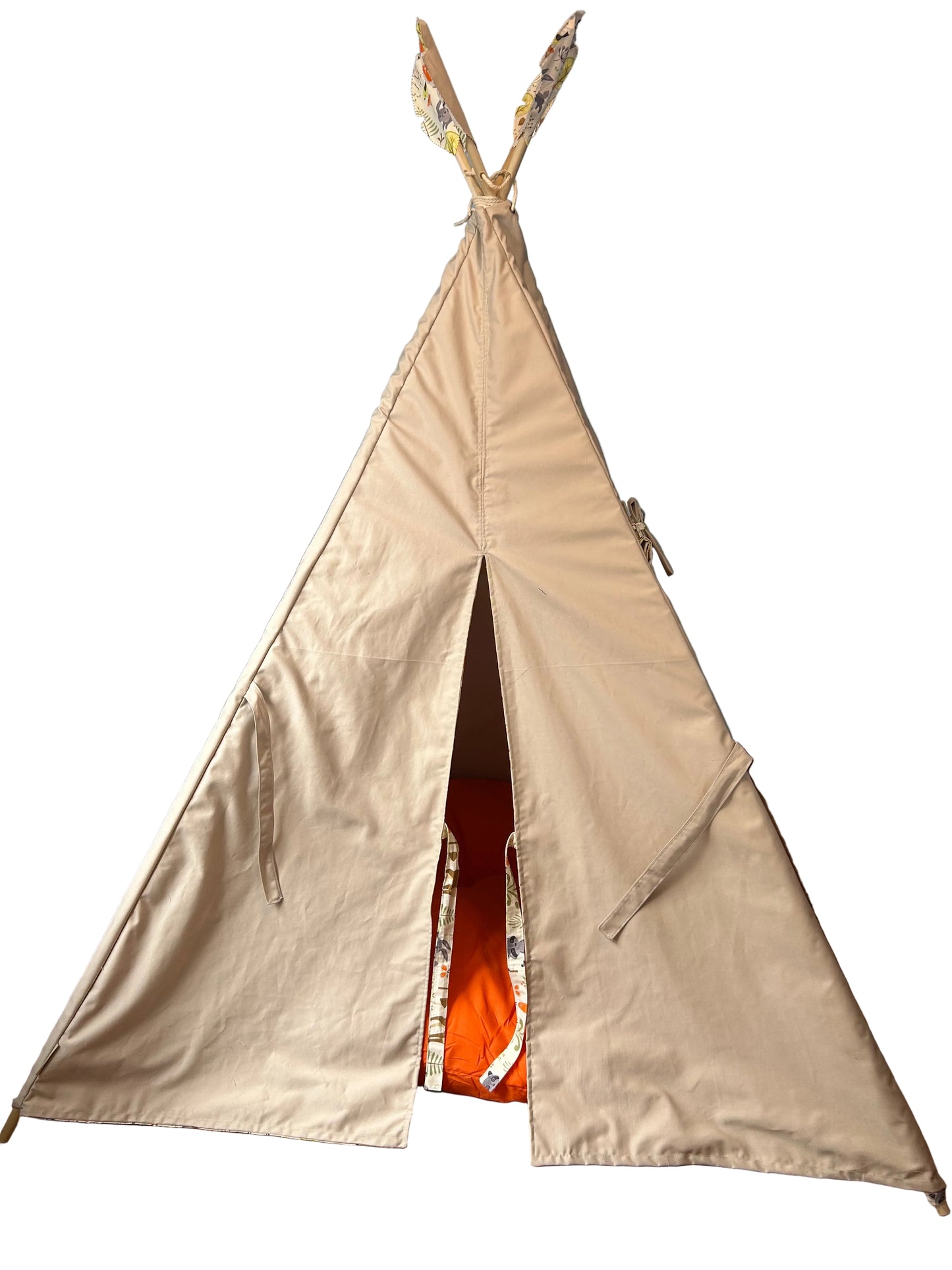 Woodland Whimsy Teepee kids medium size with Window