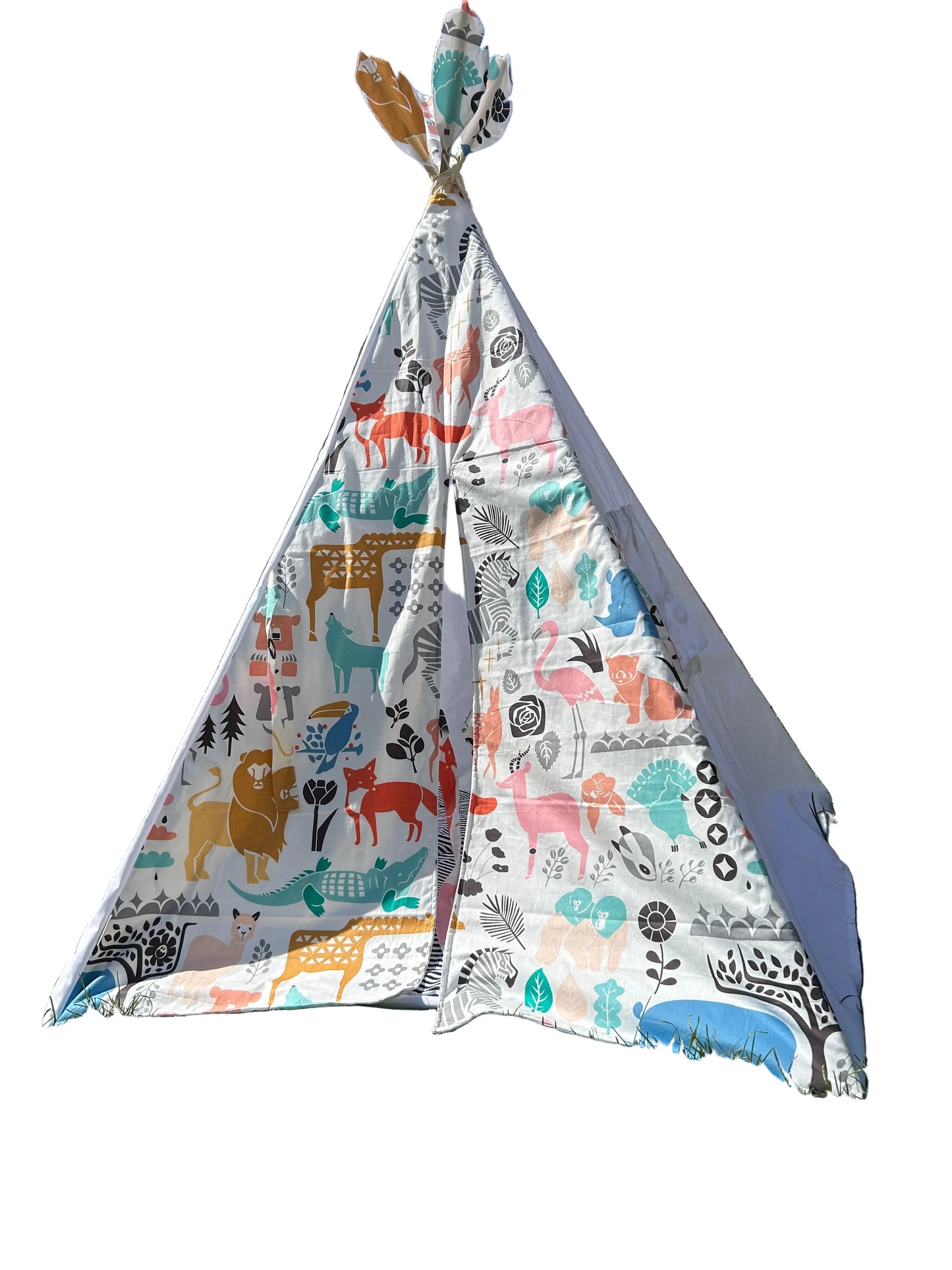 Safari Snuggles Teepee Play Tent with Window