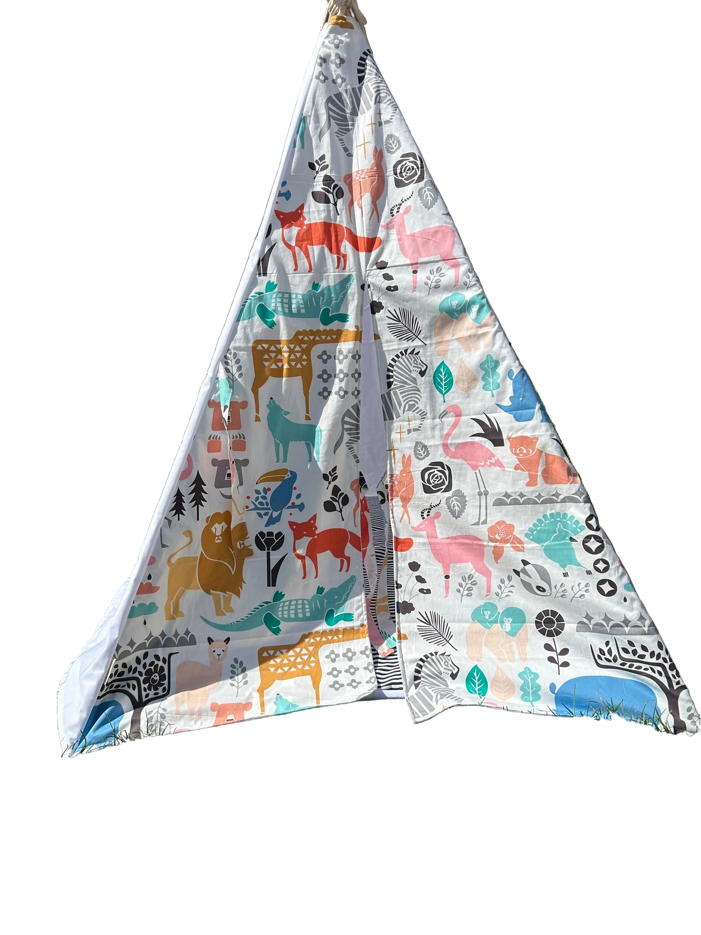 Safari Snuggles Teepee Play Tent with Window