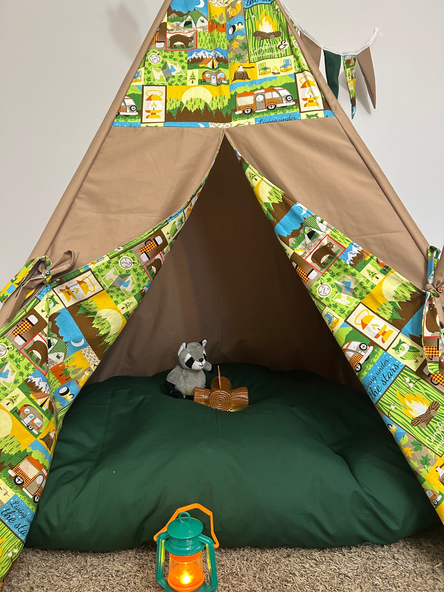 Camping Adventure Teepee – Indoor Play Tent for Kids
