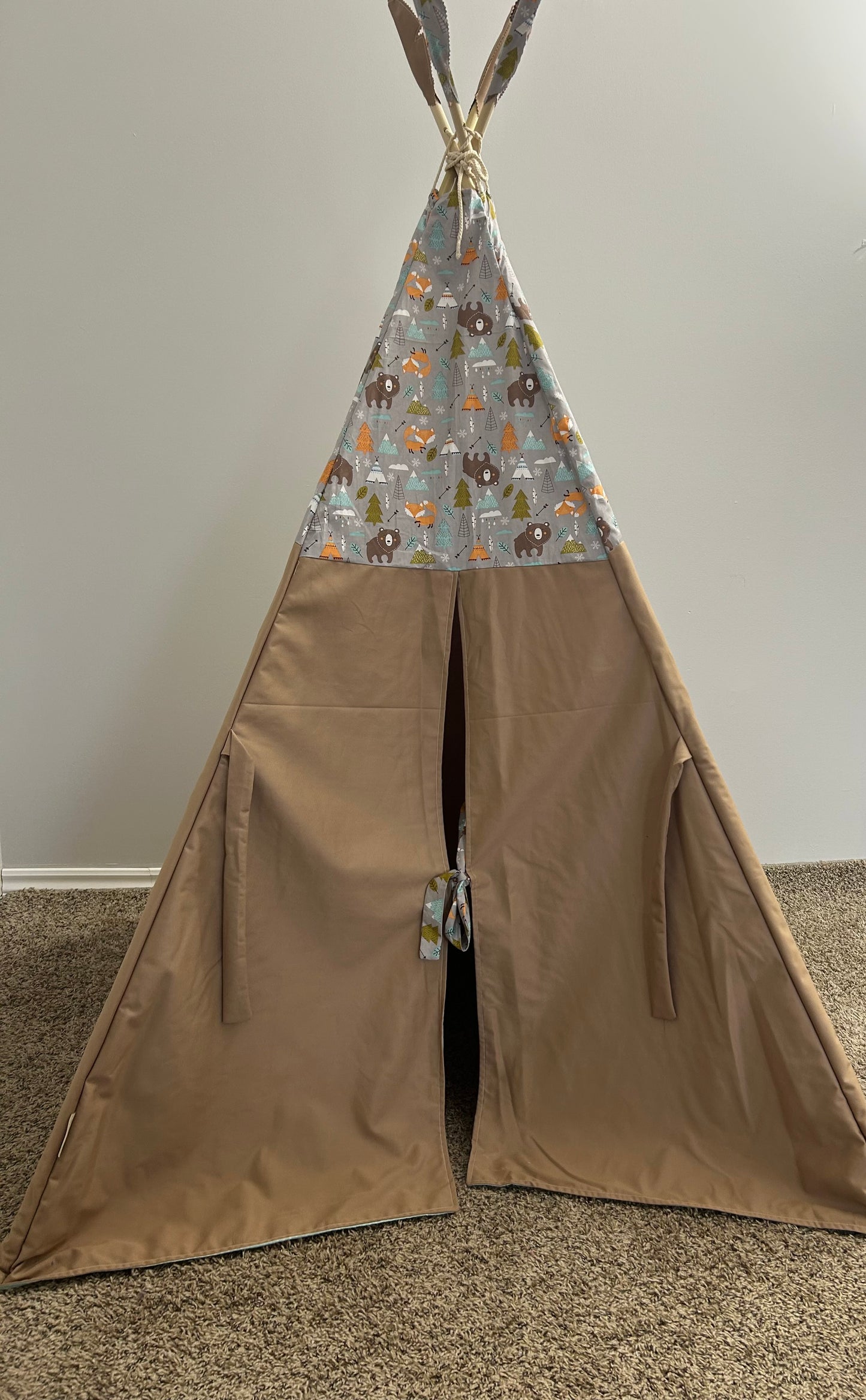 Woodland Whisper Teepee - Indoor Play Tent for Kids