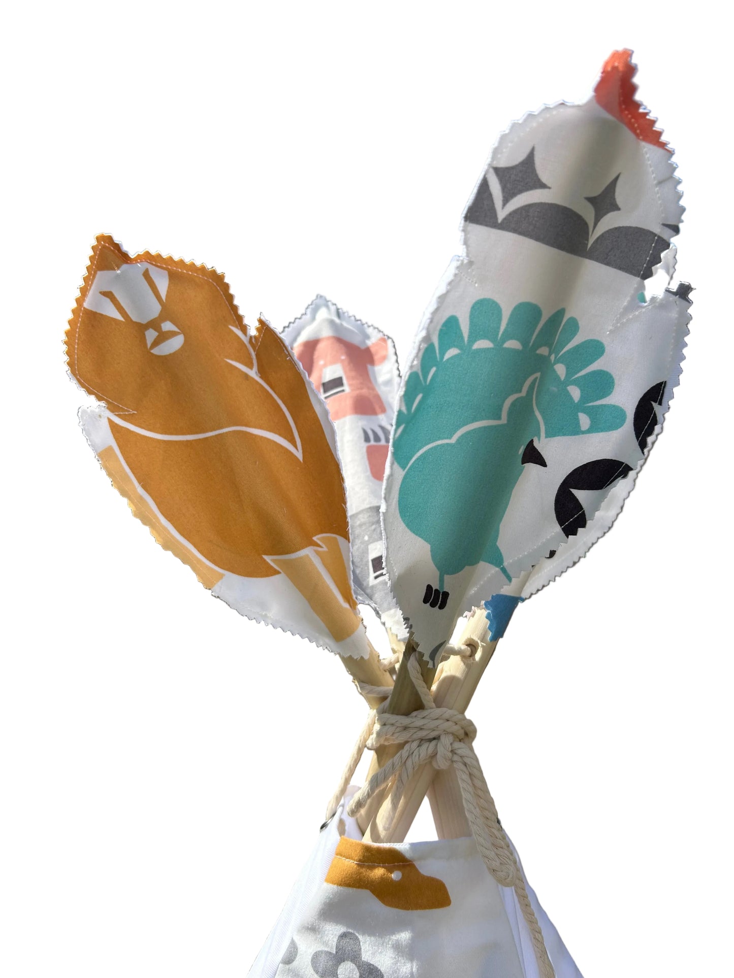 Safari Snuggles Teepee Play Tent with Window
