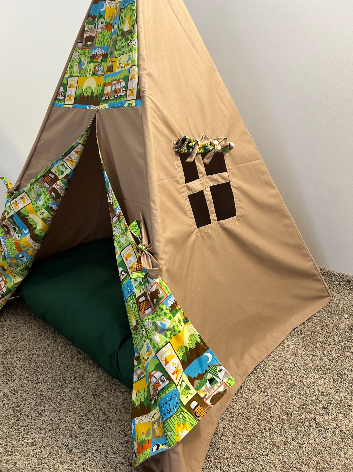 Camping Adventure Teepee – Indoor Play Tent for Kids