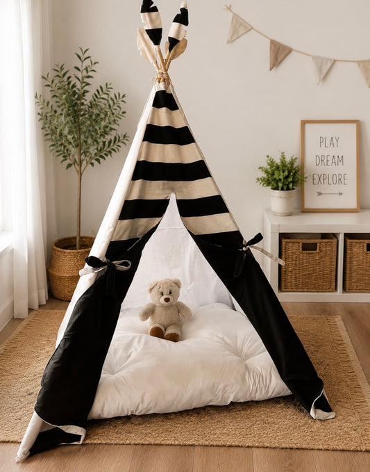 Classic Black & White Teepee