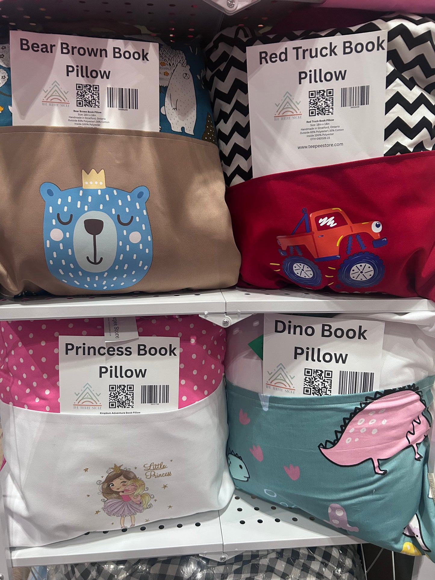 Book Pillow – 18” × 18”