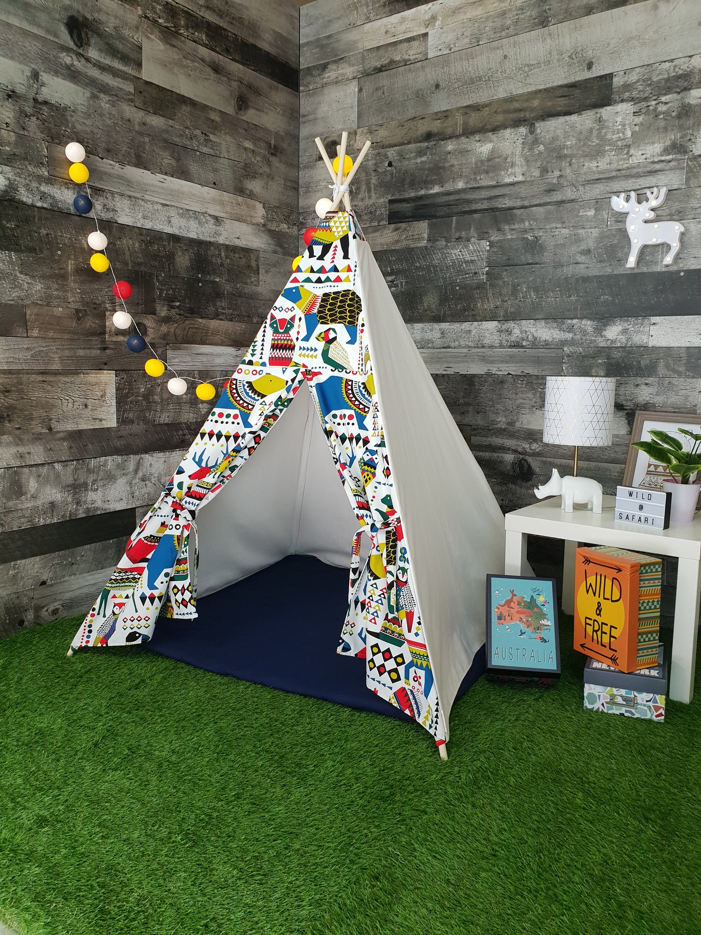 Aztec Jungle Play unisex Teepee Tent image 2